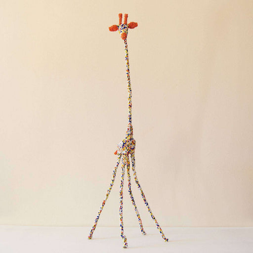 Beaded Wire Fold-able Giraffe (Large) - Africa Handmade
