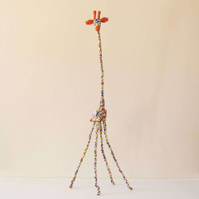Beaded Wire Fold-able Giraffe (Large) - Africa Handmade
