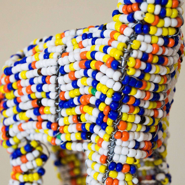 Beaded Wire Fold-able Giraffe (Large) - Africa Handmade