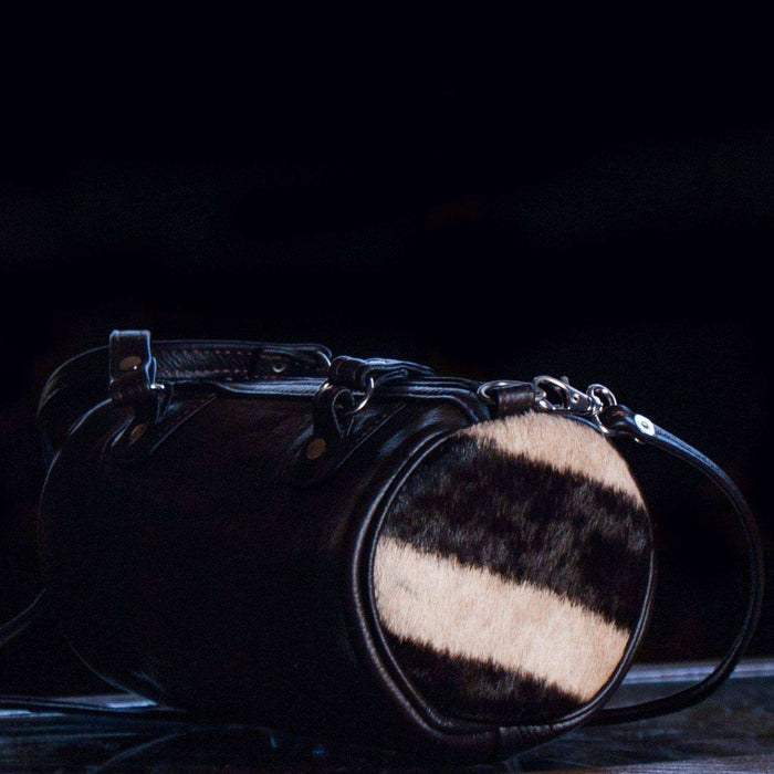 Zebra Leather Women's Hand Bag - Africa Handmade