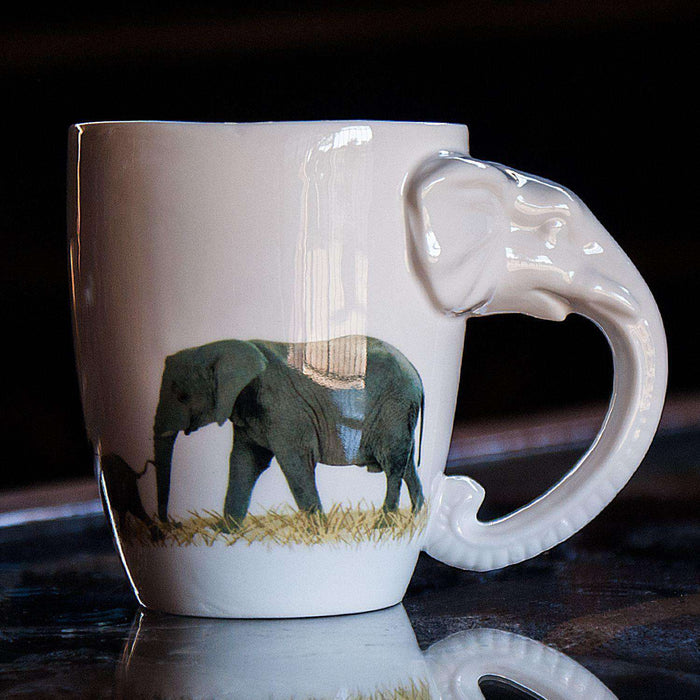 African Animal Shaped Coffee Mugs - Africa Handmade