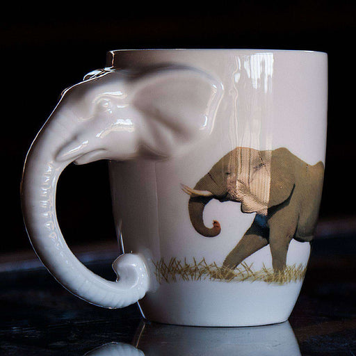 African Animal Shaped Coffee Mugs - Africa Handmade