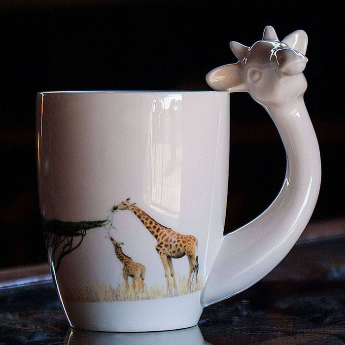 African Animal Shaped Coffee Mugs - Africa Handmade