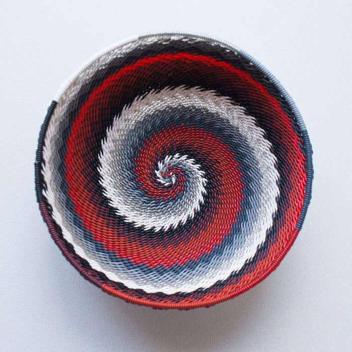 Colored wire bowls handcrafted - Africa Handmade