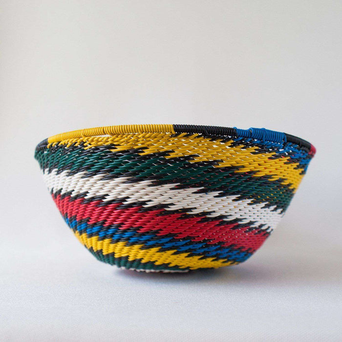 Colored wire bowls handcrafted - Africa Handmade