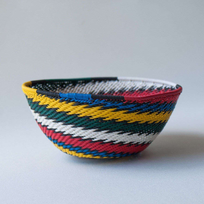 Colored wire bowls handcrafted - Africa Handmade