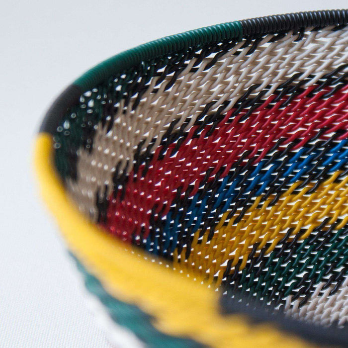 Colored wire bowls handcrafted - Africa Handmade
