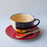 Cup Saucer and Tea Spoon by Elsona Hand-painted - Africa Handmade