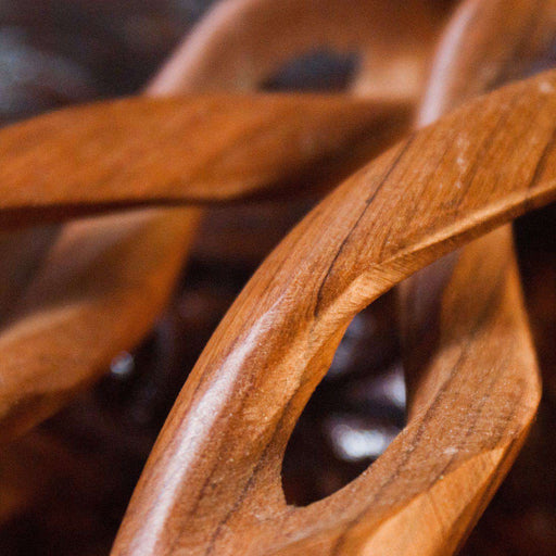 Hand Carved African Salad Fork and Spoon Wooden - Africa Handmade