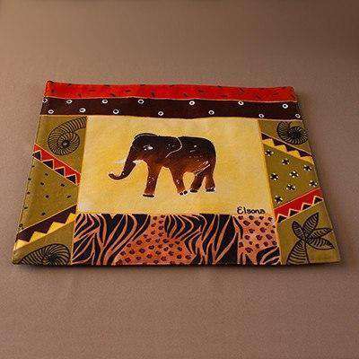 Hand Painted Placemats by Elsona - Africa Handmade