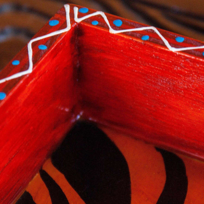 Hand Painted Serving Tray - Africa Handmade