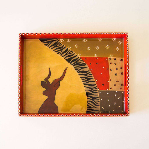 Handmade Wooden Serving Tray by Elsona - Africa Handmade