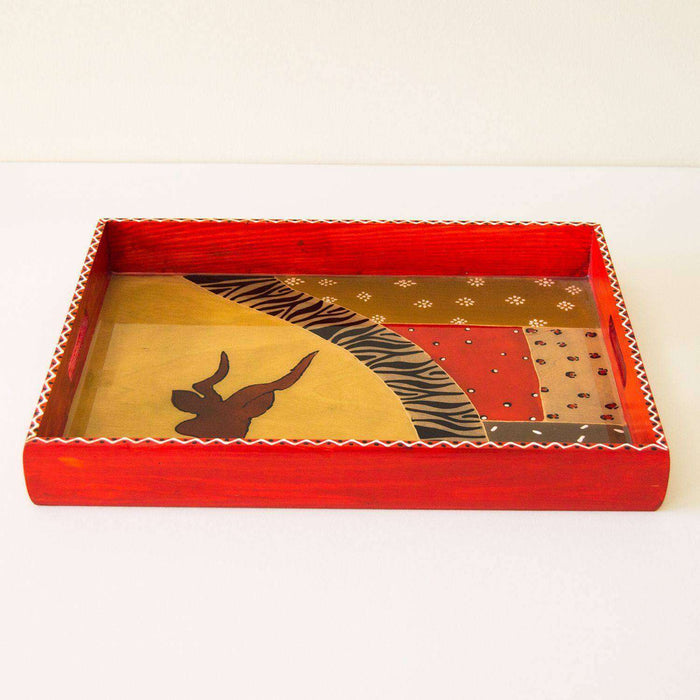Handmade Wooden Serving Tray by Elsona - Africa Handmade