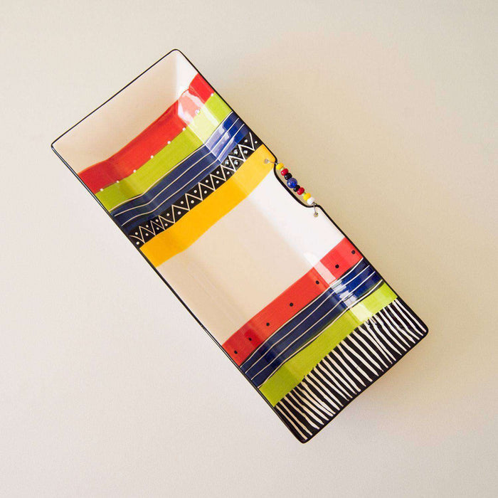 Miscellaneous Collection Rainbow Themed Ceramic Ware - Africa Handmade