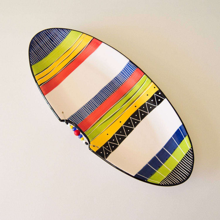 Miscellaneous Collection Rainbow Themed Ceramic Ware - Africa Handmade