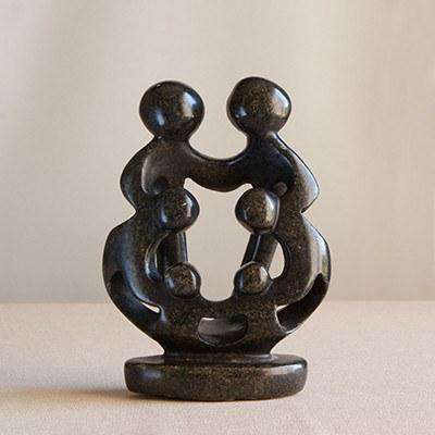 Abstract African Family of Six - Africa Handmade