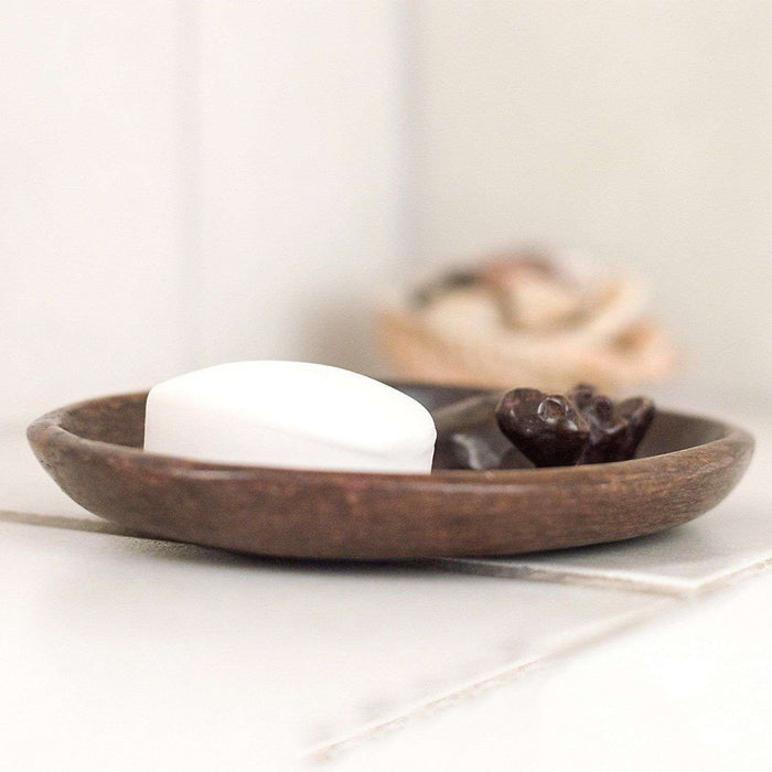 Bathing Hippo Soap Dish - Ngaka Stone Brown Variant - Africa Handmade