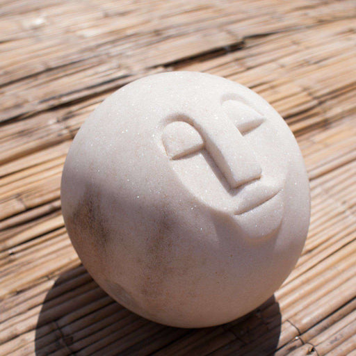 White Moon Head Dolomite - Africa Handmade