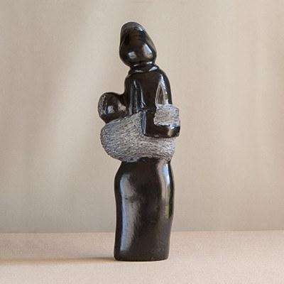 Soapstone Mother & Baby - Africa Handmade