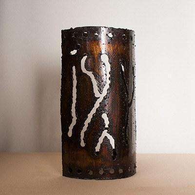 Decorated Metal Lamp Shade - Africa Handmade