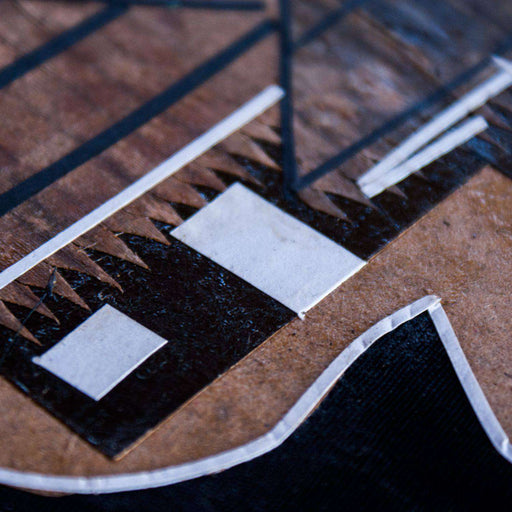 Banana Leaf Africa Village Map - Africa Handmade