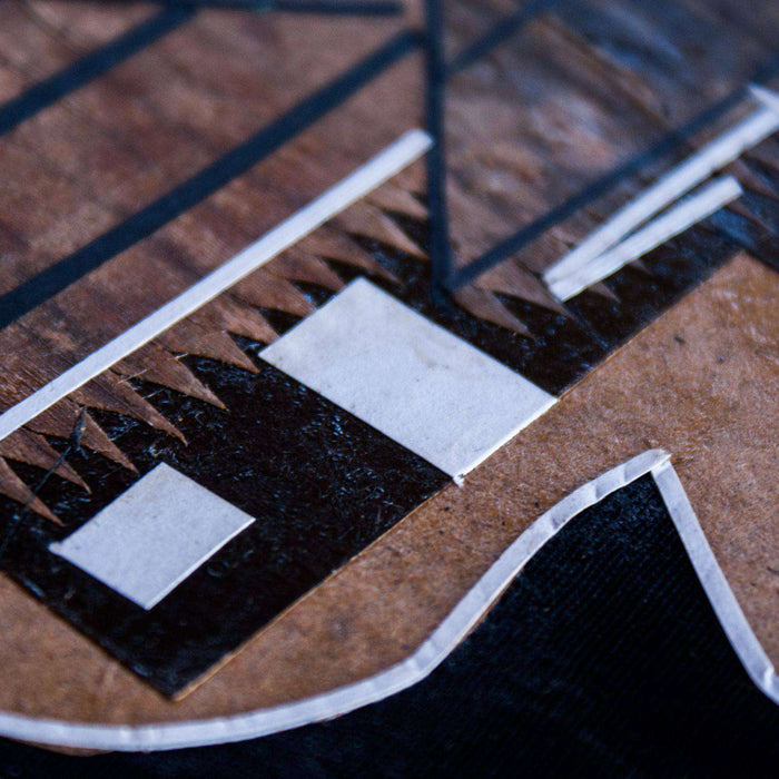 Banana Leaf Africa Village Map - Africa Handmade