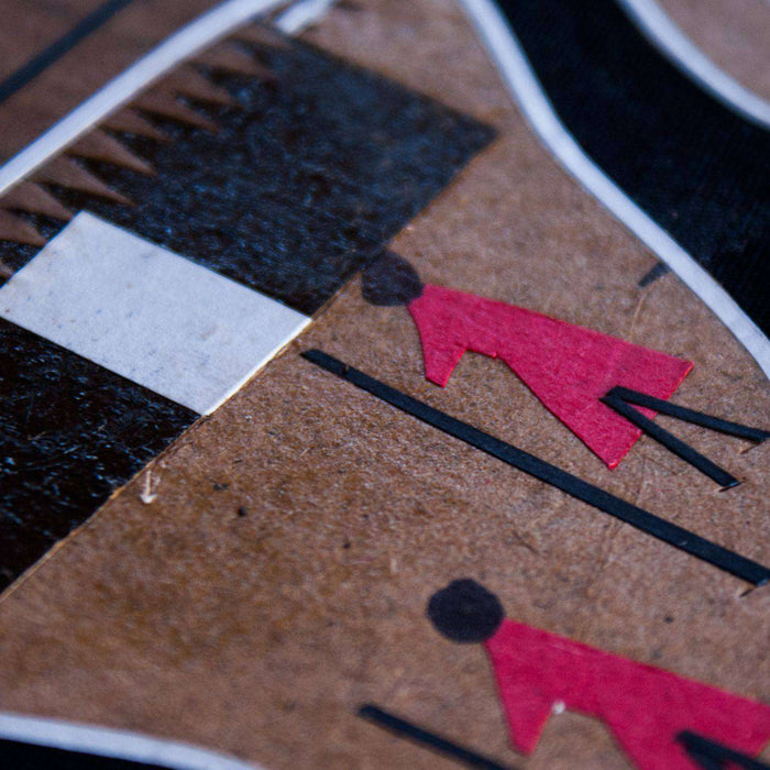 Banana Leaf Africa Village Map - Africa Handmade