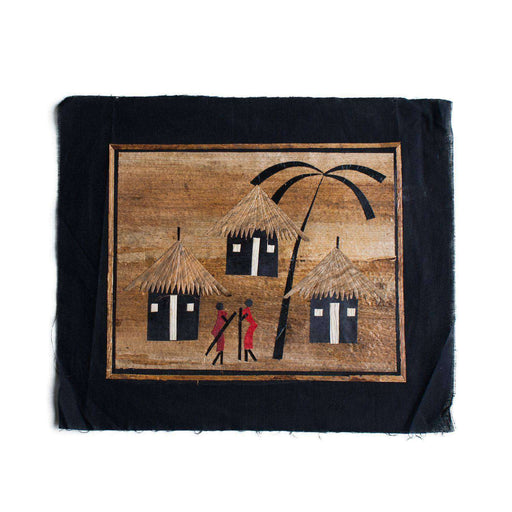 Banana Leaf African Village Small - Africa Handmade
