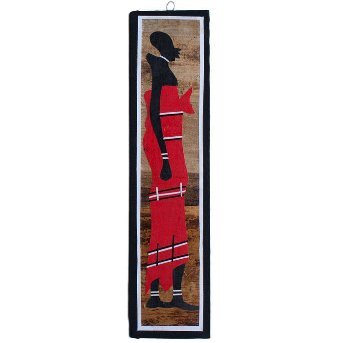 Banana Leaf Maasai Man and Woman Set - Africa Handmade