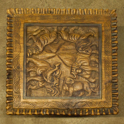 Big 5 African (Animals) Side Table - Africa Handmade