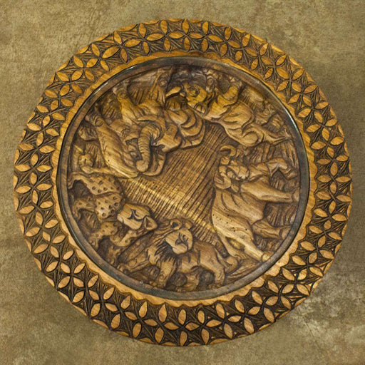 Big 5 African (Animals) Side Table - Africa Handmade