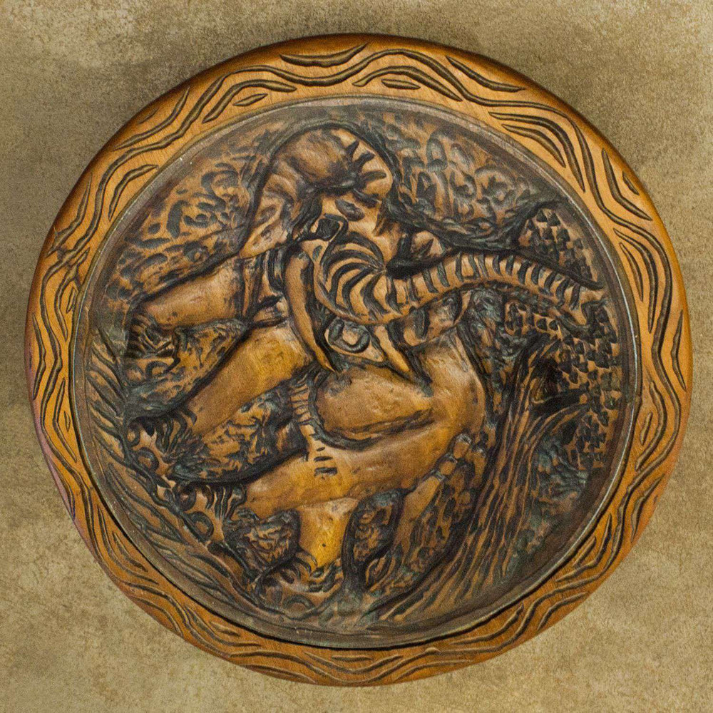 Big 5 African Elephant Side Table - Africa Handmade