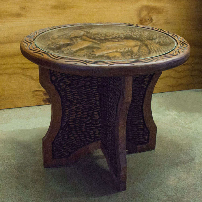 Big 5 African Elephant Side Table - Africa Handmade