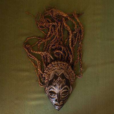 Chokwe Tribal Mask (D.R. Congo) Female Ceremonial - Africa Handmade