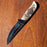 Custom Hand Made (Etched) Fixed Blade Hunting knife (Bone Handle) - Africa Handmade