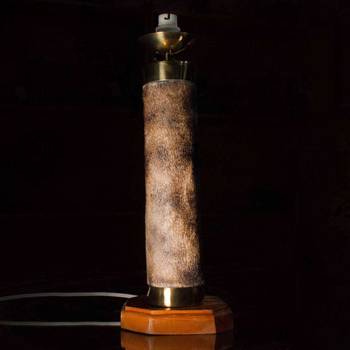 Giraffe Leg Table Lamp with Fitting on Stand - Africa Handmade