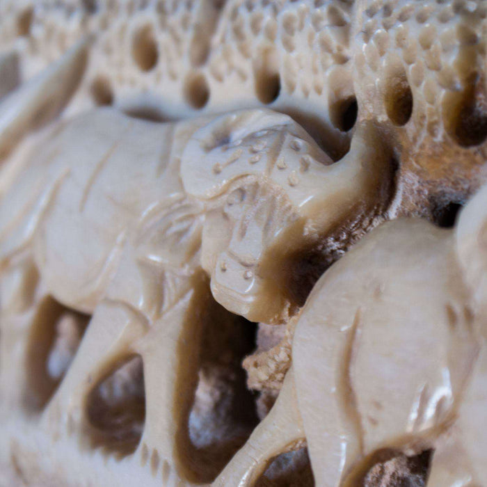 Hand Carved Giraffe Bone by Ruwa Chuene - Africa Handmade