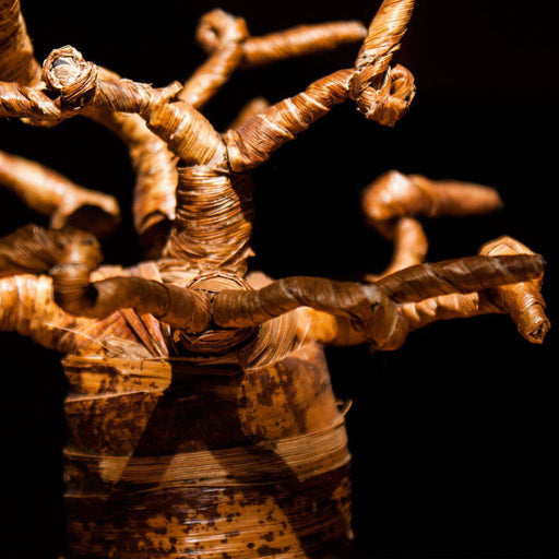 Leaf Baobab Tree and Buffalo Combo - Africa Handmade