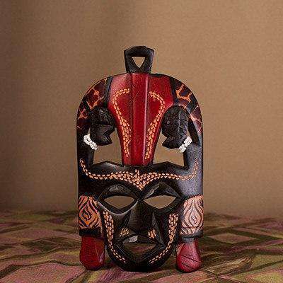 Maasai (Masai) Mask Combo Set of Three - Africa Handmade