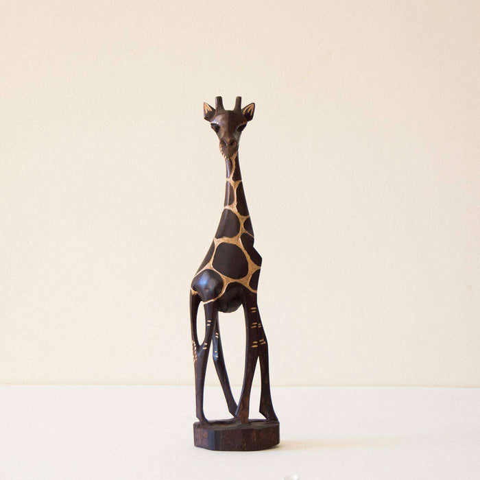 Mahogany Wood Giraffe Polished (Single & Pair Combo) - Africa Handmade