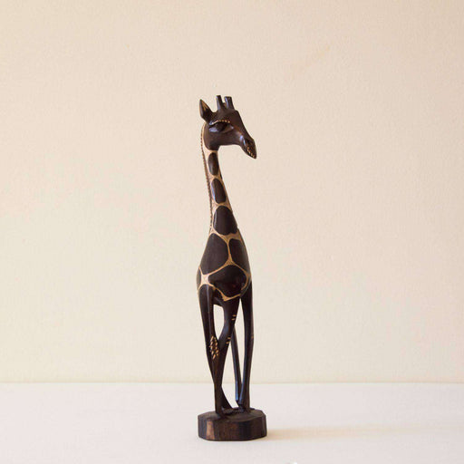 Mahogany Wood Giraffe Polished (Single & Pair Combo) - Africa Handmade