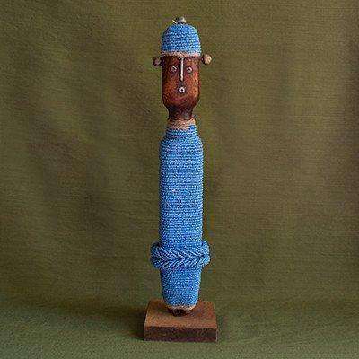 Namji-Danyi Fertility Dolls Combo Male and Female (Good Luck) Cameroonian Folklore - Africa Handmade
