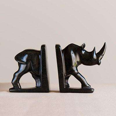 Rhinoceros Book-Holder - Africa Handmade