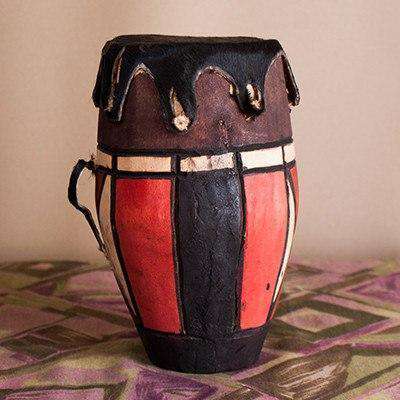 Swaziland Drums Display (Small & Medium Combo) - Africa Handmade