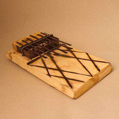 Thumb Piano "Mbira" Musical Instrument Small Display - Africa Handmade