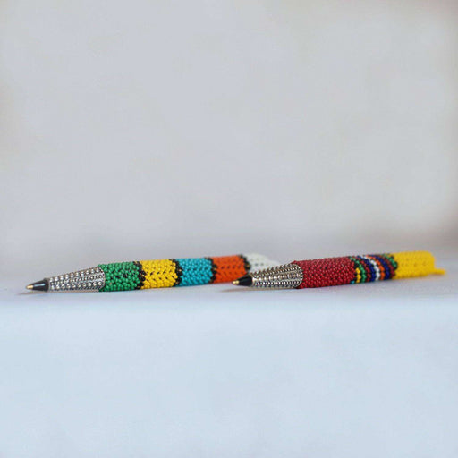 Traditional Design Beaded Display Pens - Africa Handmade