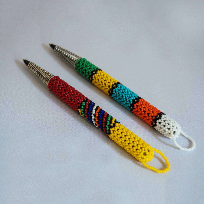 Traditional Design Beaded Display Pens - Africa Handmade
