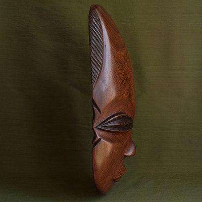 Wooden Mask from Zambia - Africa Handmade